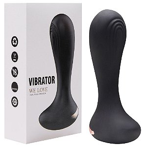 Plug Anal Silicone 10 Vibrações Usb We Love Vipmix
