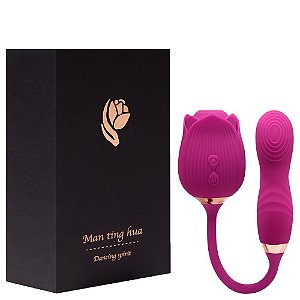 Vibrador Flexível Massage 10 Pulsações E Vibrações Vipmix