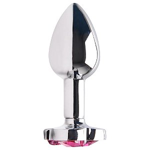 Plug Metal Cromado Pedra Trevo Gtoys