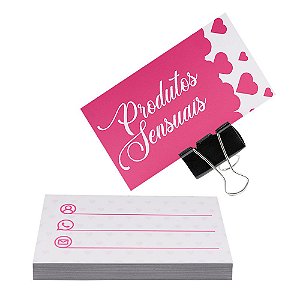 Cartão De Visita Produtos Sensuais 50 Unidades Gtoys