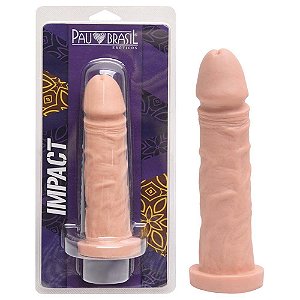 Pênis De Borracha Maciço 16,4 X 3,4cm  Pau Brasil