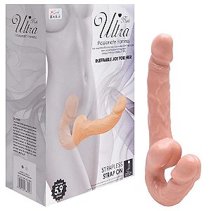 Penetrador Strapless Com Plug Vaginal Baile Vipmix