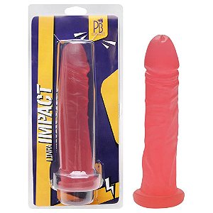 Pênis Borracha Maciço Color 19 X 3,8cm Pau Brasil
