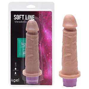 Vibrador Usb Recarregável 17,5 X 3,8cm 10 Vibrações Kgel