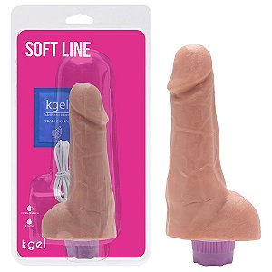 Vibrador Usb Recarregável 16,5 X 3,5cm 10 Vibrações Kgel