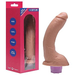 Vibrador Usb Recarregável 22,5 X 4,8cm 10 Vibrações Kgel