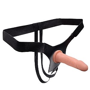 Cinta Com Pênis Cyber Vertebrado 19 X 4,5cm Kgel