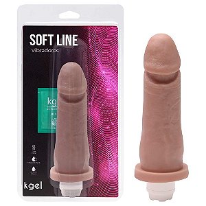 Pênis Vibrador Multivelocidade 17 X 4cm Kgel