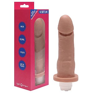 Pênis Vibrador Multivelocidade 15,5 X 3,7cm Kgel