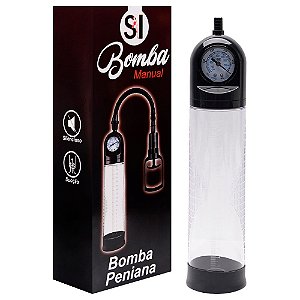 Bomba Peniana Com Medidor De Pressão Sexy Import