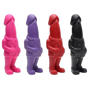 Execu Pinto Pênis De Borracha 17,5 X 4,5cm Diversão Ao Cubo