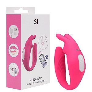 Vibrador De Casal Hera Coelhinho App Sexy Import