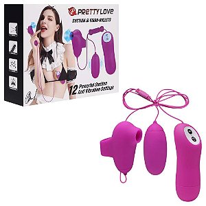 Cápsula Vibrador Dedeira Pulsação Pretty Love Vipmix