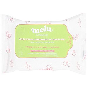 Lenço Facial Removedor De Maquiagem Melu Ruby Rose