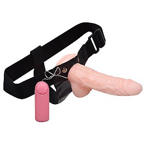 Capa Peniana Com Cinta Vibrador 17,5 X 4cm Vipmix