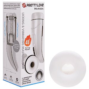 Masturbador 12 Vibrações Aquecimento Marissa Pretty Love Vipmix