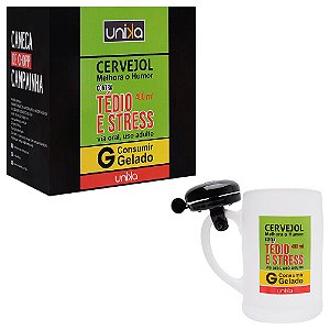 Caneca Chopp Campainha Cervejol Unika Games