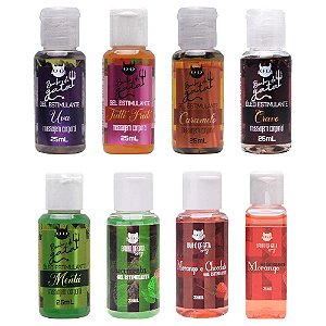 Gel óleo Beijável Estimulante 25ml Banho De Gata