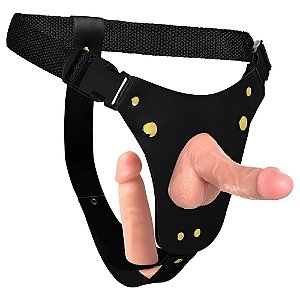 Cinta Peniana Dupla Pênis 15 X 3,5cm E 12,5 X 3,5cm Soulsex