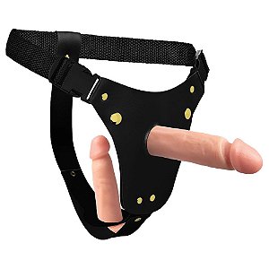 Cinta Peniana Dupla Pênis 15 X 4cm E 12,5 X 3,5cm Soulsex