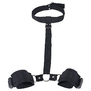 Kit Sado Algema Pulso E Pescoço Sexy Import