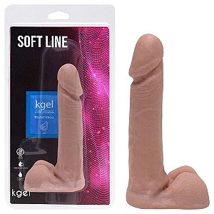 Pênis De Borracha Maciço 17,5 X 3,8cm Kgel
