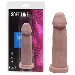 Pênis De Borracha Maciço 19 X 5cm Kgel