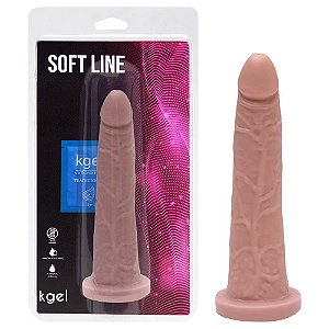 Pênis De Borracha Maciço 18 X 3,5cm Kgel