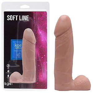 Pênis De Borracha Maciço 15 X 4cm Kgel