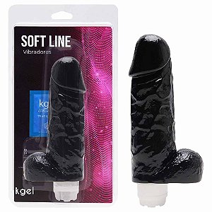 Pênis Vibrador Interno 18 X 5cm Kgel