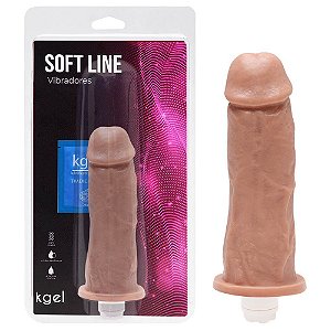 Pênis Vibrador Interno 18 X 4,7cm Kgel