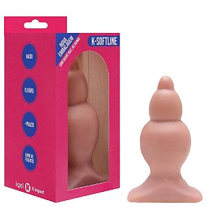 Plug Anal Borracha Maciço 11,5 X 4,8cm Kgel