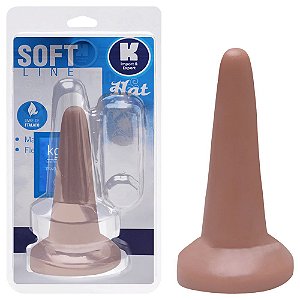 Plug Anal Borracha Maciço 14cm Kgel