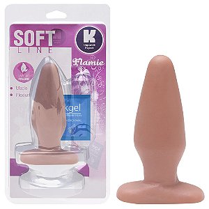 Plug Anal Borracha Maciço 13,5cm Kgel