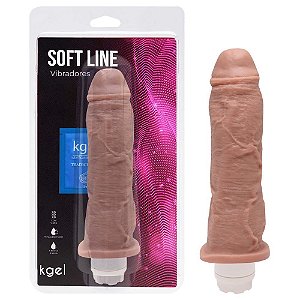 Pênis Vibrador Interno 20,5 X 4,5cm Kgel