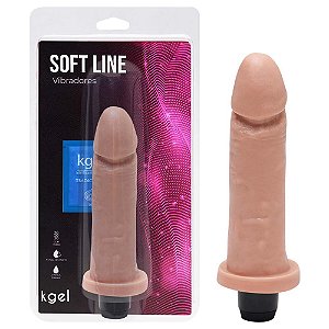 Pênis Vibrador Interno 15,5 X 3,7cm Kgel