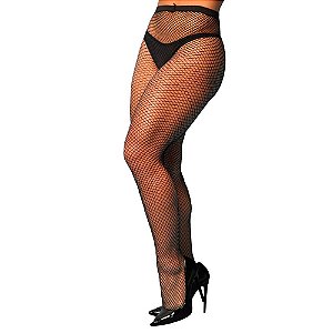 Meia Calça Arrastão Trama Pequena Yaffa