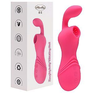 Vibrador Sucção 12 Modos Recarregável Yaffa