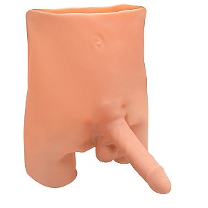 Short Cinta Com Pênis Maciço Cyber 18 X 5cm Yaffa