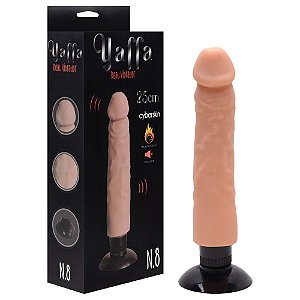 Pênis Vibrador Cyber Skyn Ventosa 25 X 3,8cm Yaffa