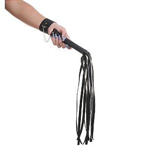 Kit Chicote Com Bracelete Sado Sexy Fantasy