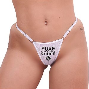 Fio Dental Fetiche Branca Tallyta