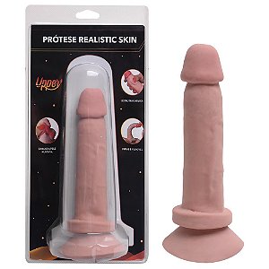Pênis Cyber Skin Bred Realistic Ventosa 15,5 X 4cm Upper