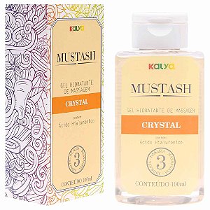 Mustash Crystal Lubrificante Base água 100ml Kalya