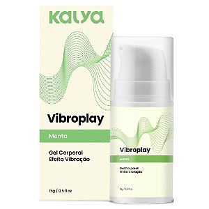 Vibroplay Vibrador Gel Beijável 15g Kalya