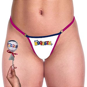 Tanga Fio Dental Pirulito Pimenta Sexy