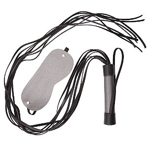 Kit Venda Com Chicote 80cm Liso Dominatrixxx