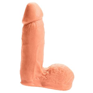 Pênis De Borracha Maciço 13,5 X 4,8cm Hot Flowers
