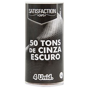 Bolinha 50 Tons De Cinza Escuro 04 Unidades Satisfaction