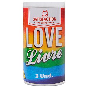 Bolinha Love Livre 03 Unidades Satisfaction